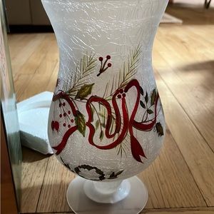 Hurricane holiday candle holder